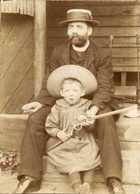 Rev Edward Doherty and young Terence