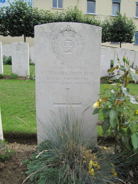 Grave of Harry Thurgood MM