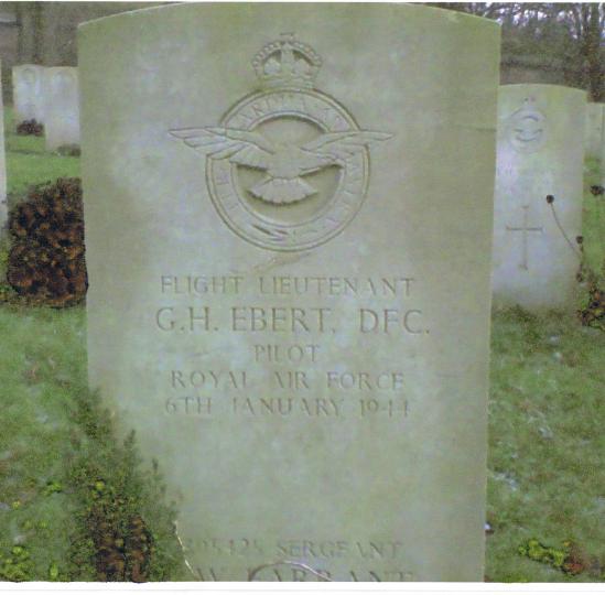 Gravestone at Posnan War Cemetery